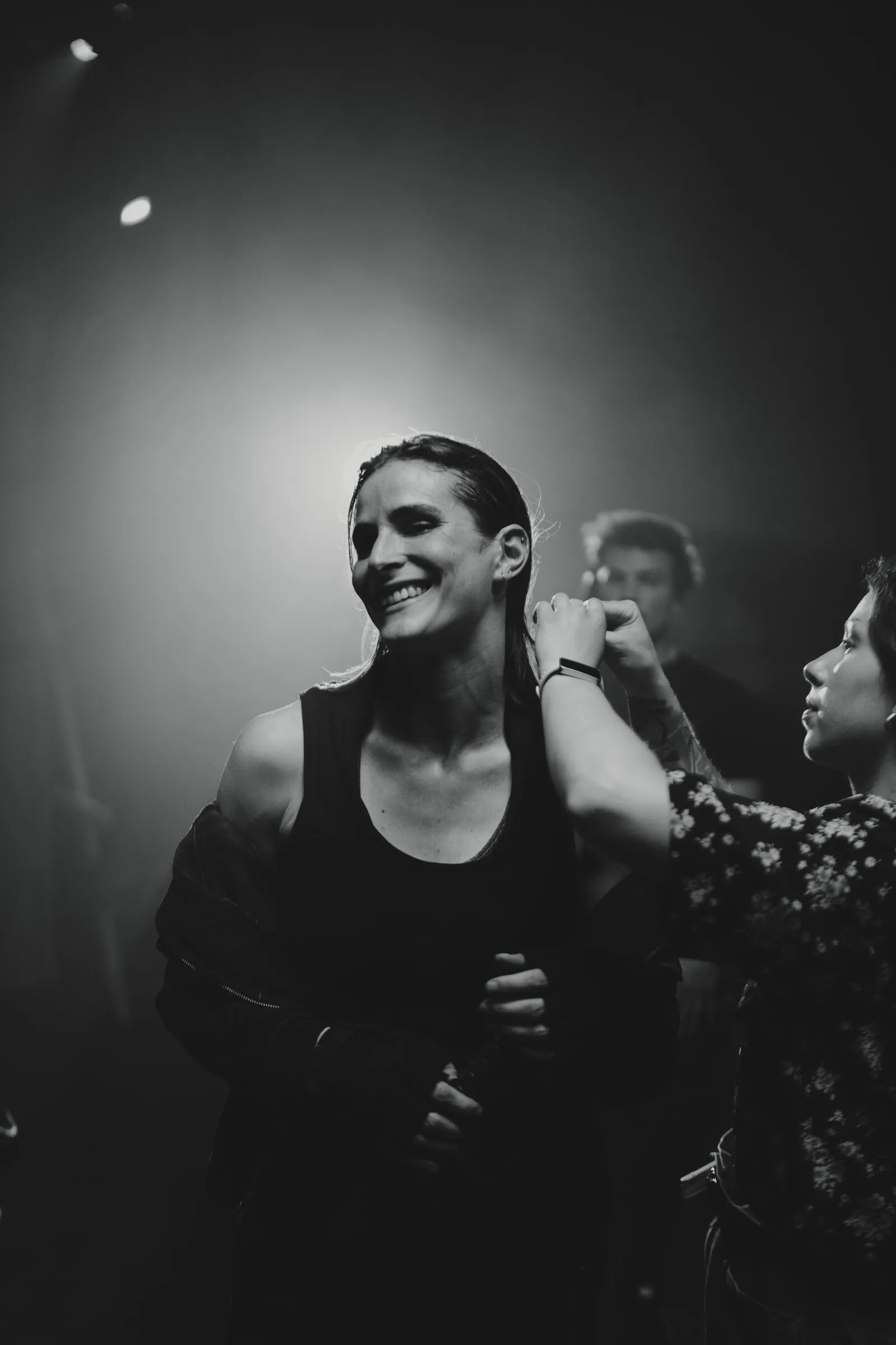 Marine Krischer sur le tournage de Clepsydra.